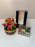 Vintage Borsari Mini Parfumflesjes Kerst Editie, Ophalen of Verzenden, Gebruikt