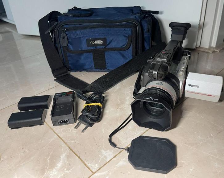 Canon XM1 3CCD Digitale Mini DV Video camera met firewire, Audio, Tv en Foto, Videocamera's Digitaal, Gebruikt, Camera, Mini dv