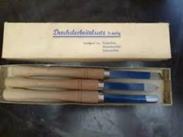 3 x Houtdraaibank gereedschap - houtbeitel - Gutsen - nieuw beschikbaar voor biedingen