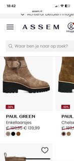 Laarzen  Paul Green -NIEUW- 38.5, Kleding | Dames, Schoenen, Verzenden, Beige, Lage of Enkellaarzen, Nieuw