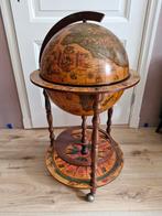 Vintage Globe Bar met Wielen, Ophalen of Verzenden, Gebruikt