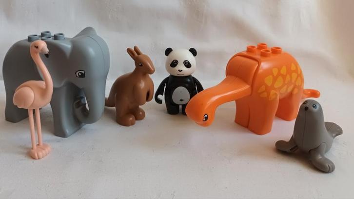 Nep duplo dieren, Kinderen en Baby's, Speelgoed | Duplo en Lego, Gebruikt, Duplo, Ophalen of Verzenden