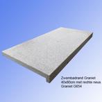 zwembadrand Grijs Graniet 80x40x3/5 cm - strakke uitvoering, Tuin en Terras, Zwembad-toebehoren, Nieuw, Ophalen