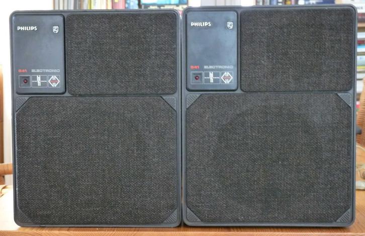 Philips MFB 541 Motional Feedback keurige staat met garantie, Audio, Tv en Foto, Luidsprekers, Zo goed als nieuw, Front, Rear of Stereo speakers