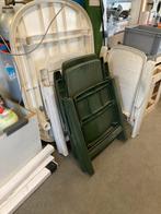 Tuinset Tafel + 4 Stoelen - Gratis, Ophalen of Verzenden, Gebruikt, Plastic, Inklapbaar