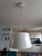 Hanglamp, kleur wit, hoogte 30 cm, diameter onderzijde 50 cm, Minder dan 50 cm, Ophalen of Verzenden, Zo goed als nieuw