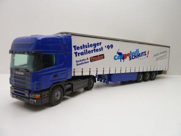 Scania 124l-400 topline  ''  Schmitz cargo bull  ''  Tekno beschikbaar voor biedingen