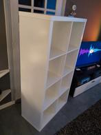 Ikea vakkenkast Kallax wit 2x4 8 vakken, Huis en Inrichting, Ophalen, 100 tot 150 cm, Zo goed als nieuw, Minder dan 150 cm