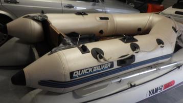 quicksilver rubberbootje met loopt langzaam leeg  beschikbaar voor biedingen