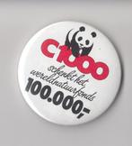 Wereld Natuur Fonds button WNF WWF, Gebruikt, Niet vindbaar, Niet vindbaar, Speldje of Pin