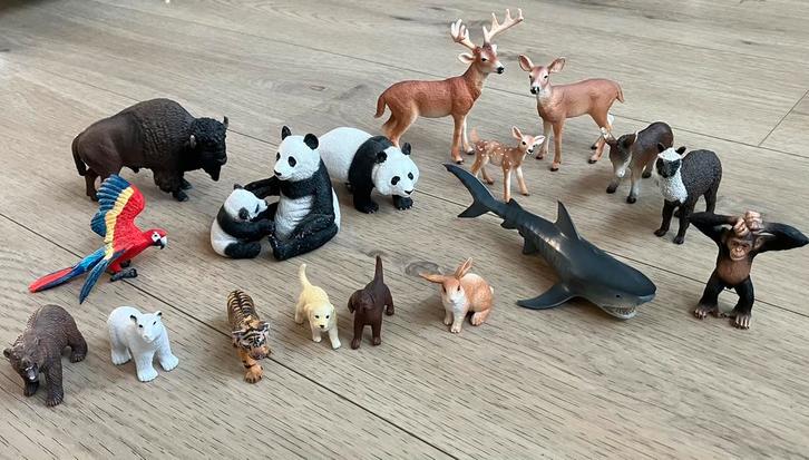 Verzameling Schleich dieren, Verzamelen, Speelgoed, Gebruikt, Ophalen of Verzenden