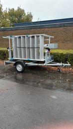 Mooie rolsteiger op aanhanger 10.2 meter werkhoogte net binn, Ophalen, Rolsteiger of Kamersteiger, 5 meter of hoger