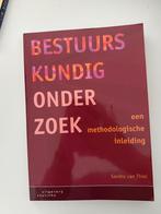 Bestuurskundig Onderzoek - Sandra van Thiel, Ophalen of Verzenden, Alpha, Zo goed als nieuw, WO