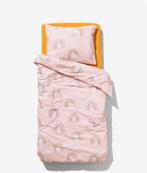 HEMA Peuter Dekbedovertrek Regenboog Roze 120x150, Kinderen en Baby's, Kinderkamer | Beddengoed, Gebruikt, Meisje, Dekbedovertrek