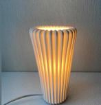 Ikea Bista tafellamp porcelein, Ophalen, Overige materialen, Vintage midcentury plissé, Zo goed als nieuw