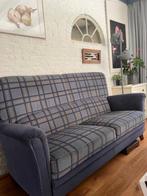 geruite bank blauw, Huis en Inrichting, Banken | Bankstellen, Ophalen, Gebruikt, Minder dan 75 cm, 150 tot 200 cm