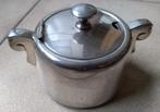 Suikerpot 0.2 L. Art Deco verzilverd Gero 90 met lepel, Ophalen of Verzenden