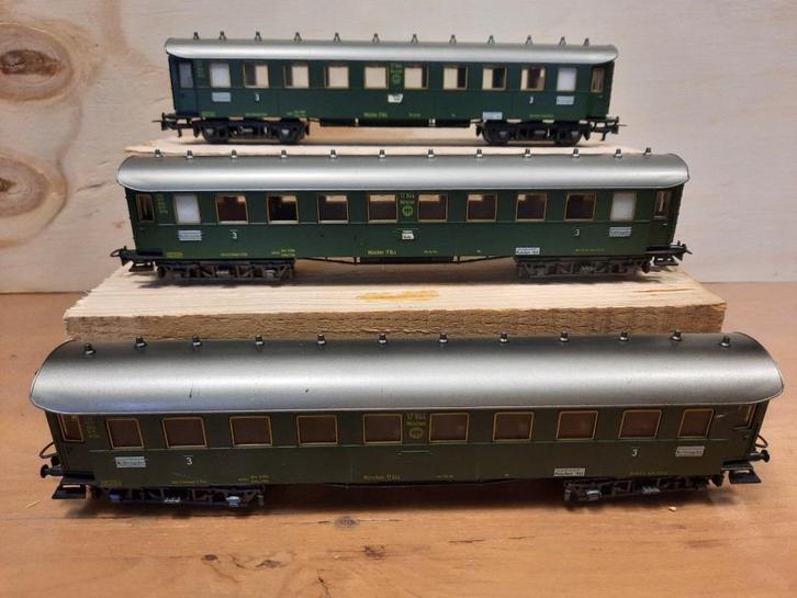 [ W2788 ] Marklin H0 - 3x 4136, Hobby en Vrije tijd, Modeltreinen | H0, Zo goed als nieuw, Wagon, Wisselstroom, Märklin, Ophalen of Verzenden