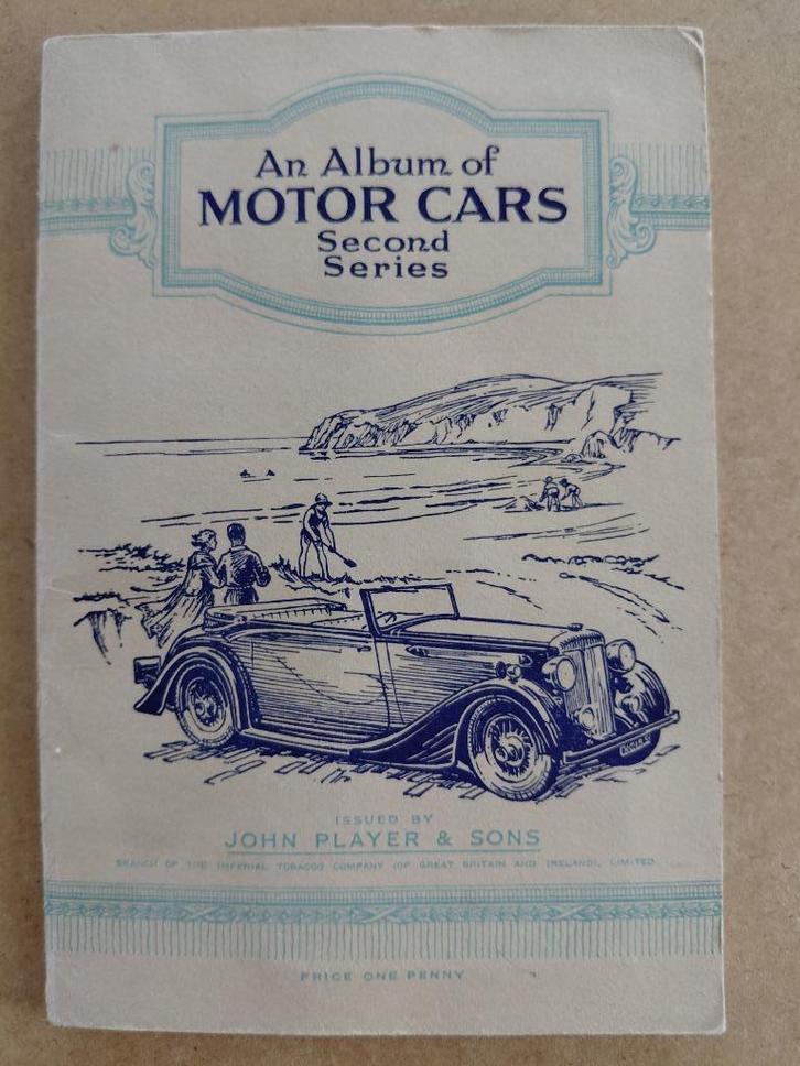 Motor Cars 2nd series compleet album cigarette cards 1937, Boeken, Prentenboeken en Plaatjesalbums, Plaatjesalbum, Ophalen