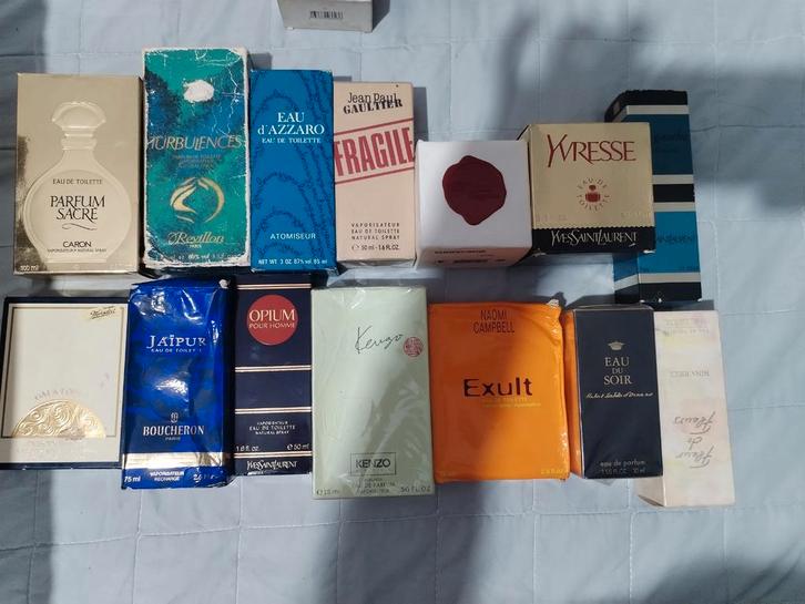 Vintage Parfum Collectie 39 stuck, Sieraden, Tassen en Uiterlijk, Uiterlijk | Parfum, Gebruikt, Ophalen of Verzenden