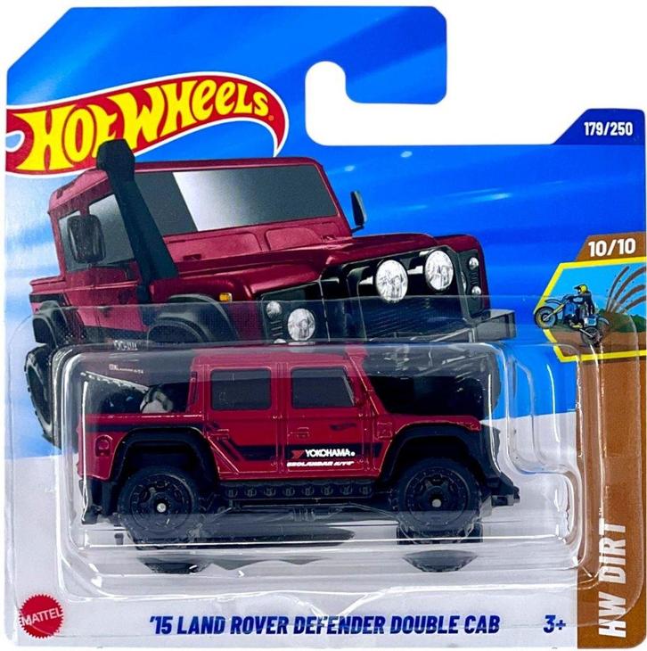 Hot Wheels '15 Land Rover Defender Double Cab, Kinderen en Baby's, Speelgoed | Speelgoedvoertuigen, Nieuw, Ophalen of Verzenden