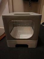 Kattenbak opvouwbaar en uitschuifbaar, Dieren en Toebehoren, Kattenbakken, Ophalen of Verzenden, Zo goed als nieuw, Open