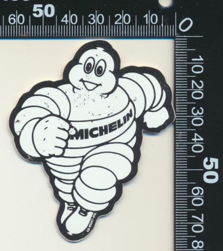 Sticker: Michelin - Poppetje (4), Verzamelen, Stickers, Zo goed als nieuw, Auto of Motor, Ophalen of Verzenden