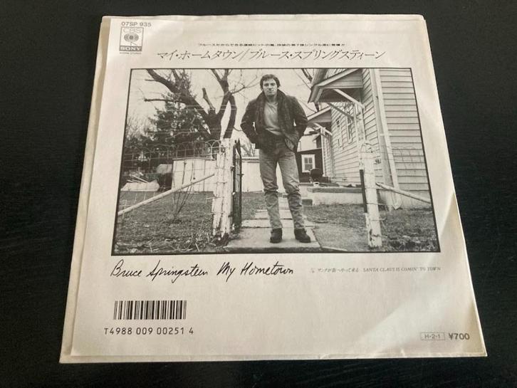 Bruce Springsteen "My Hometown" 7" single uit Japan, Cd's en Dvd's, Vinyl Singles, Zo goed als nieuw, Single, Pop, 7 inch, Verzenden