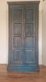 Kast India Vintage Blue, Huis en Inrichting, Kasten | Buffetkasten, Zo goed als nieuw, 150 tot 200 cm, 25 tot 50 cm, 50 tot 100 cm