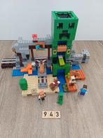 Lego Minecraft The Creeper Mine 21155, Ophalen of Verzenden, Zo goed als nieuw, Complete set, Lego