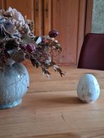 Decoratief porseleinen doosje handbeschilderd * eivormig, Antiek en Kunst, Curiosa en Brocante, Ophalen of Verzenden