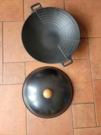 Wok of Wadjan met deksel en rooster, Huis en Inrichting, Ophalen of Verzenden, Nieuw