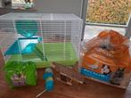 Hamsterkooi met toebehoren, Dieren en Toebehoren, Minder dan 60 cm, Kooi, Minder dan 75 cm, Ophalen of Verzenden