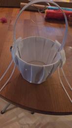 Bloemenmandje voor Bruiloft, Ophalen of Verzenden, Zo goed als nieuw, Wit, Accessoires