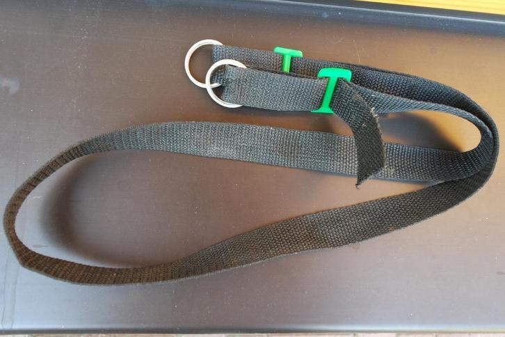 verstelbare draagband met 2 ringen, Sieraden, Tassen en Uiterlijk, Tassen | Reistassen en Weekendtassen, Gebruikt, Zwart, 40 tot 60 cm