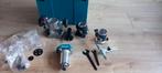 Makita Bovenfrees - Compleet 18v, Ophalen, Gebruikt, Accu, Makita