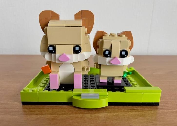 Lego set Brickheadz 40482 - Hamster and Baby Hamster, Kinderen en Baby's, Speelgoed | Duplo en Lego, Zo goed als nieuw, Lego, Complete set