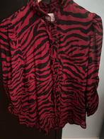 Ba&sh blouse rood/zwart maat 1 (small), Kleding | Dames, Ophalen of Verzenden, Zo goed als nieuw, Ba&sh, Maat 36 (S)