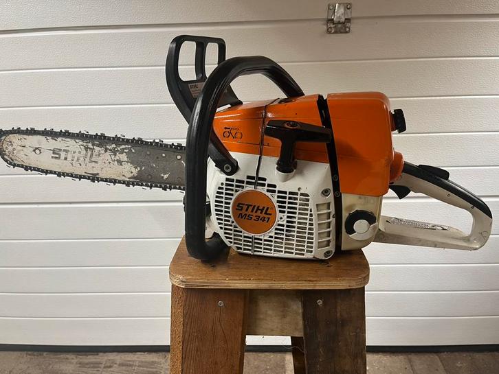 Stihl MS 341 kettingzaag, Tuin en Terras, Hand-tuingereedschap, Gebruikt, Overige soorten, Ophalen of Verzenden