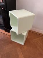 Zes retro kubus tafeltjes, multi inzetbaar, Ophalen, Minder dan 45 cm, Minder dan 55 cm, Gebruikt