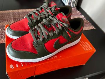 Nike Dunk Low Retro mystic red/cargo khaki maat 43 *Nieuw* beschikbaar voor biedingen