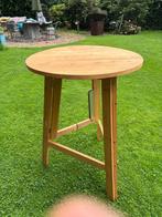 houten staande klaptafel / tuintafel - rond, Tuin en Terras, Tuintafels, Ophalen, Zo goed als nieuw, Rond, Hout
