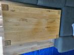 massief eiken salon tafel, Ophalen, Gebruikt, 100 tot 150 cm, Eikenhout