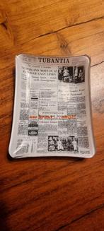 Tubantia  asbakje  van glas 20 september  1966, Verzamelen, Ophalen of Verzenden, Gebruiksvoorwerp