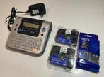 Brother P-Touch 1280 Label printer + adapter & 3x 12mm tape, Gebruikt, Qwerty, Ophalen of Verzenden, Tape-label