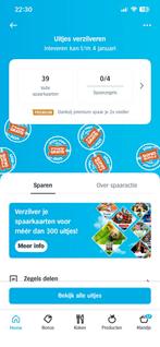 Uitjes spaarkaarten, Albert Heijn, Ophalen