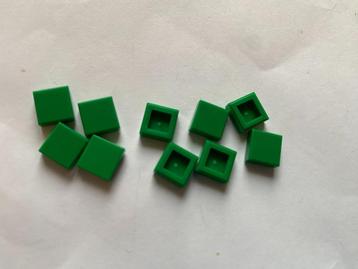 Lego 3070b Tegel 1x1 groen 10 stuks beschikbaar voor biedingen