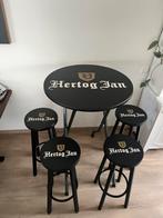 Hertog Jan set sta tafel en bar krukken, Ophalen of Verzenden, Zo goed als nieuw