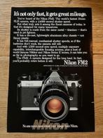 Nikon FM FM2 originele advertenties diverse camera’s, Ophalen of Verzenden, Gebruikt, Overige typen