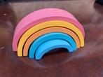 Houten regenboog speelgoed, Ophalen, Zo goed als nieuw
